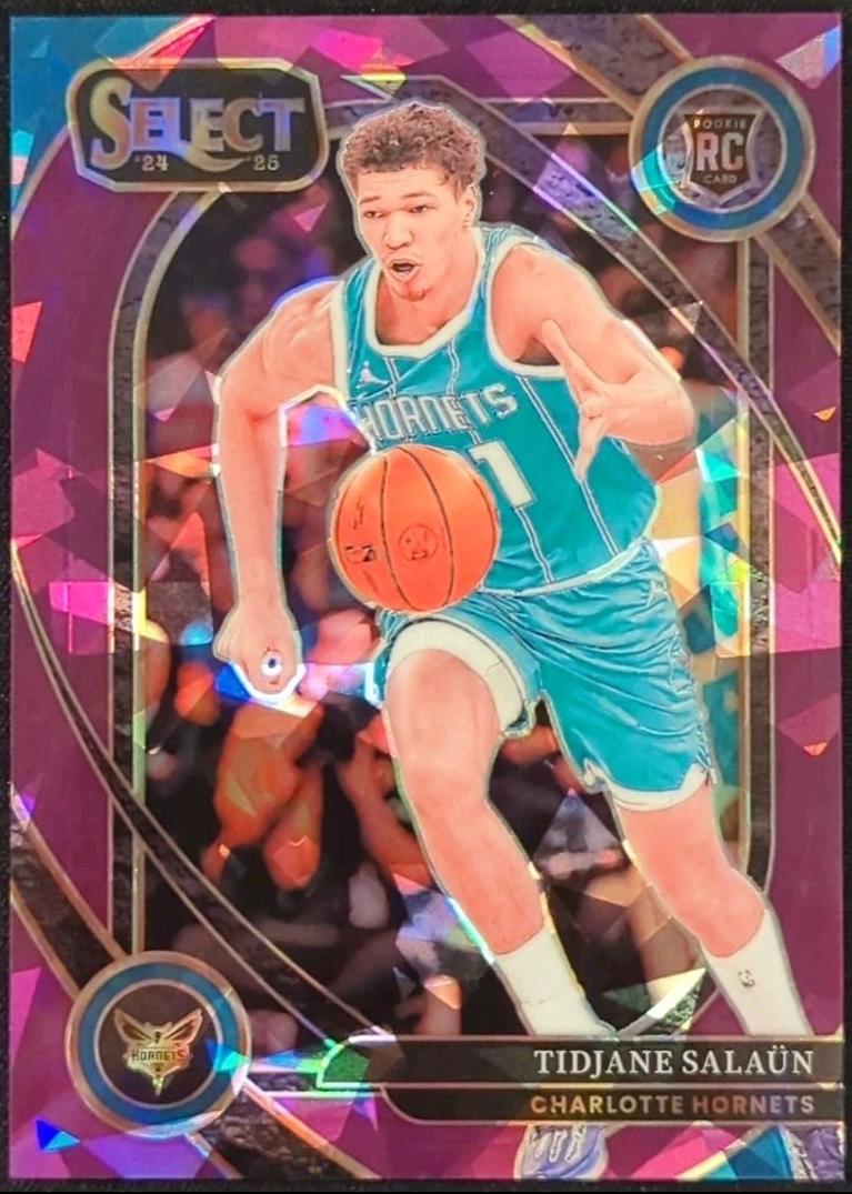 Tidjane Salaun [Purple Cracked Ice Prizm] #293