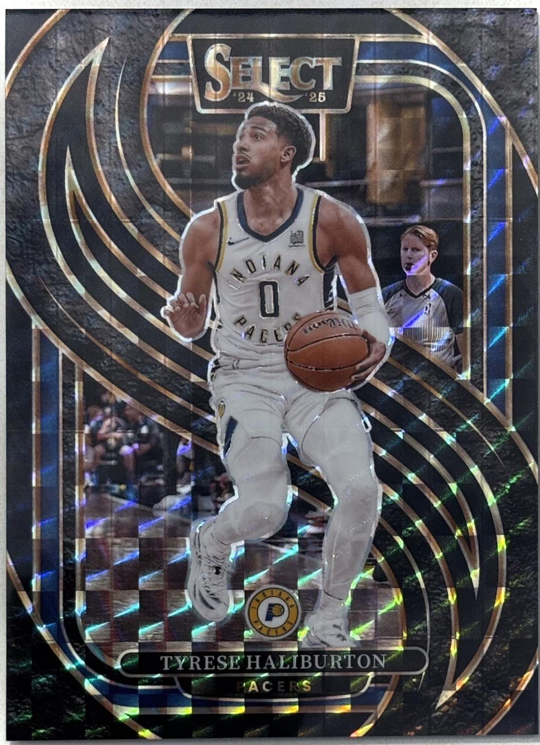 Tyrese Haliburton [Black Finite Prizm] #165