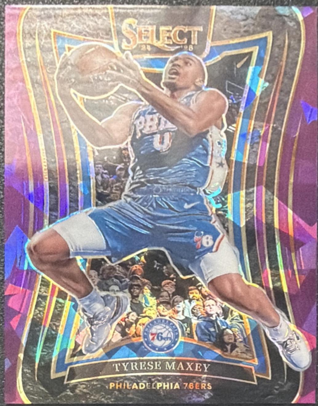 Tyrese Maxey [Blue Tectonic Prizm] #364