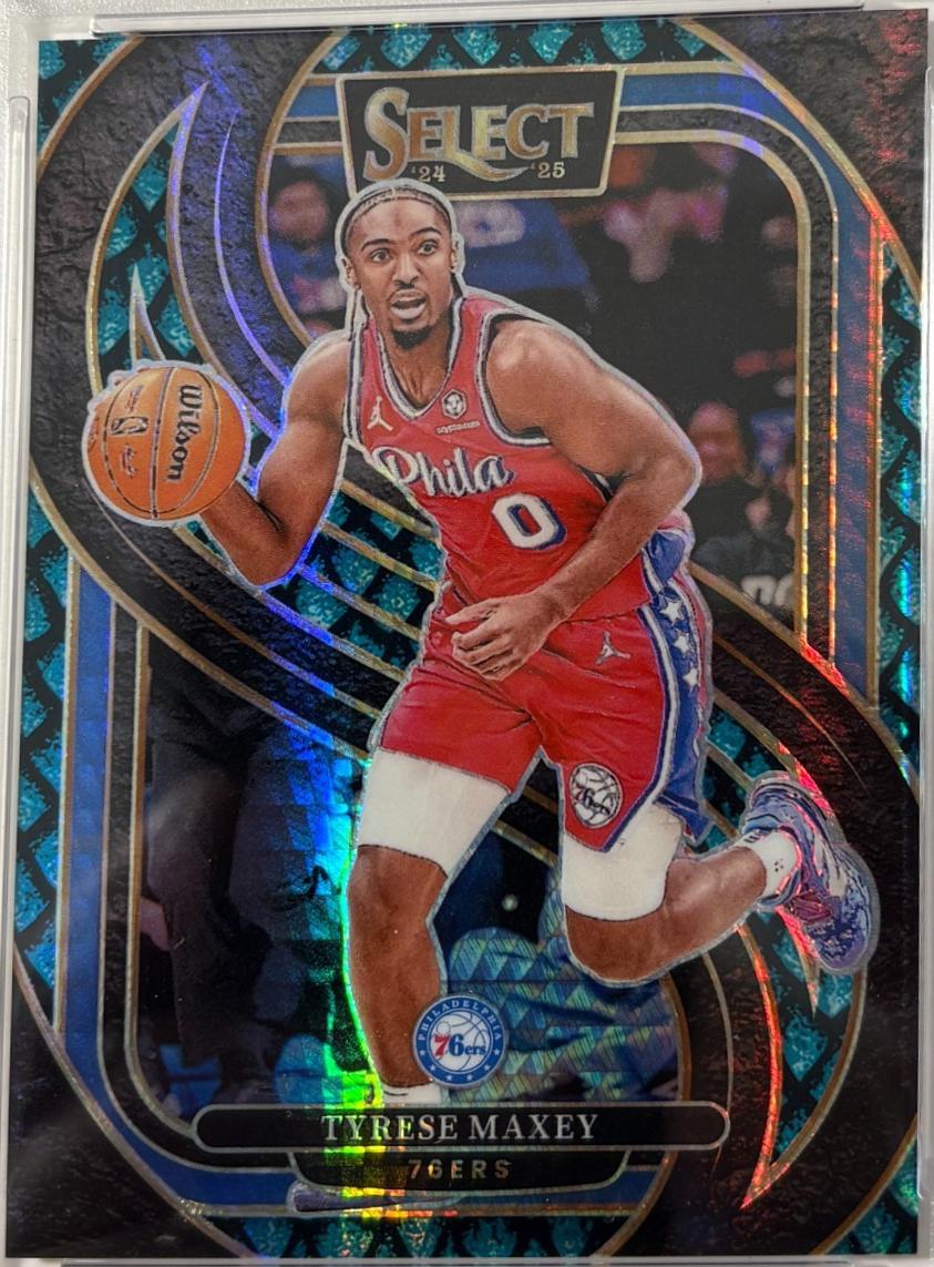 Tyrese Maxey [Dragon Scale Prizm] #156