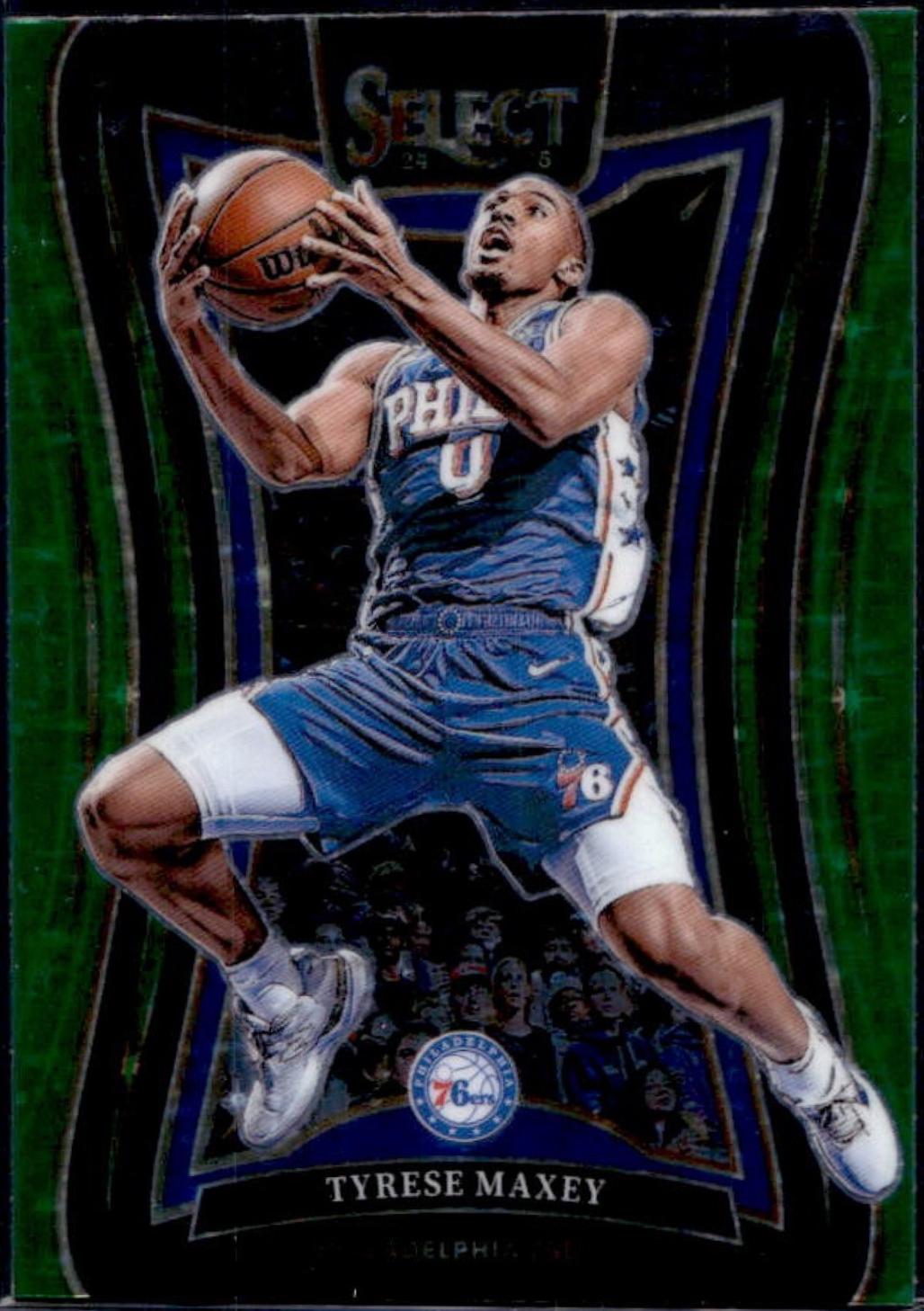 Tyrese Maxey [Green Stars Prizm] #364