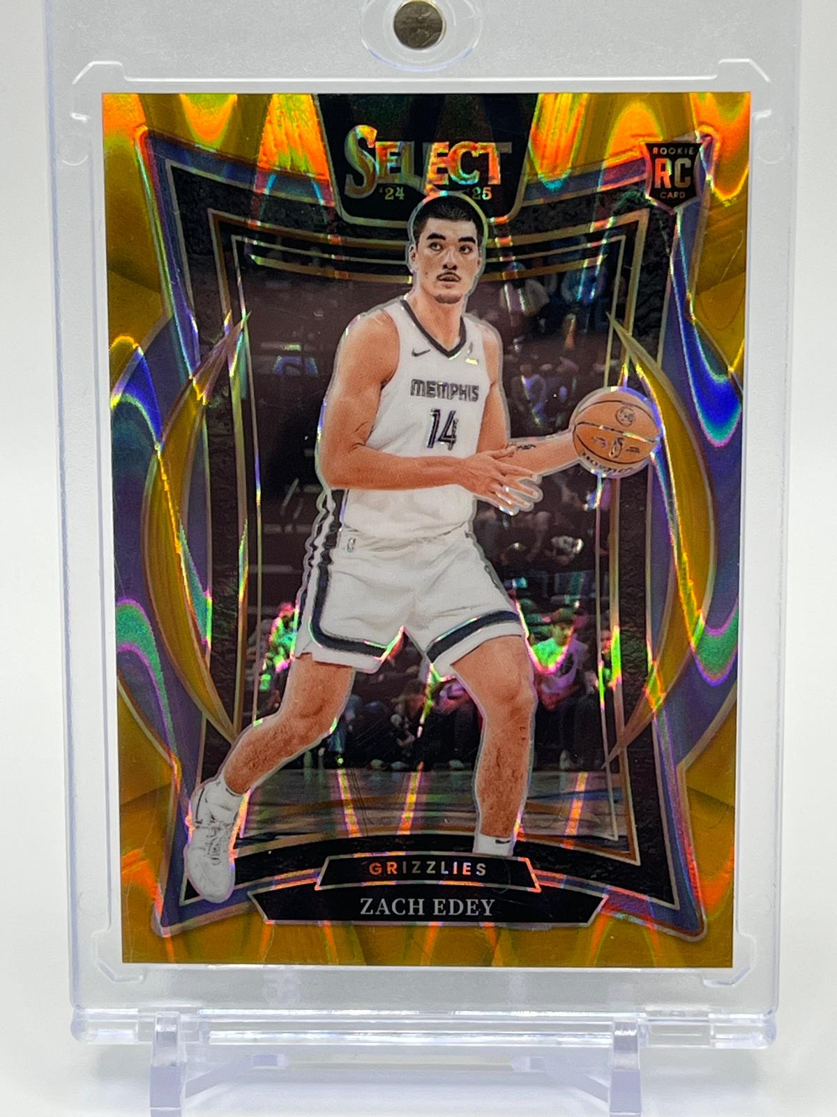 Zach Edey [Gold Tectonic Prizm] #98