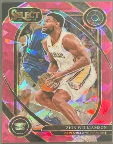 Zion Williamson [Pink Cracked Ice Prizm] #258