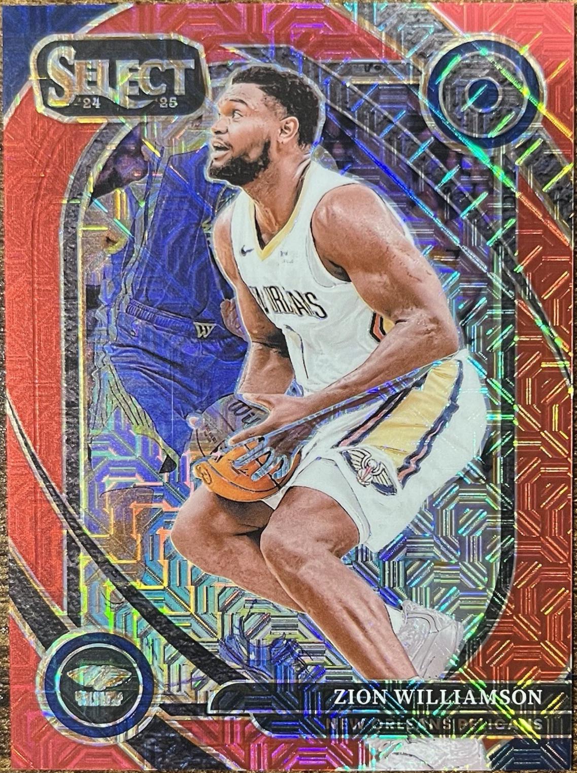 Zion Williamson [Red Mojo Prizm] #258