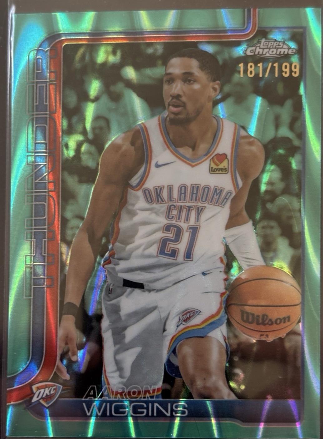 Aaron Wiggins [RayWave Aqua Refractor] #196