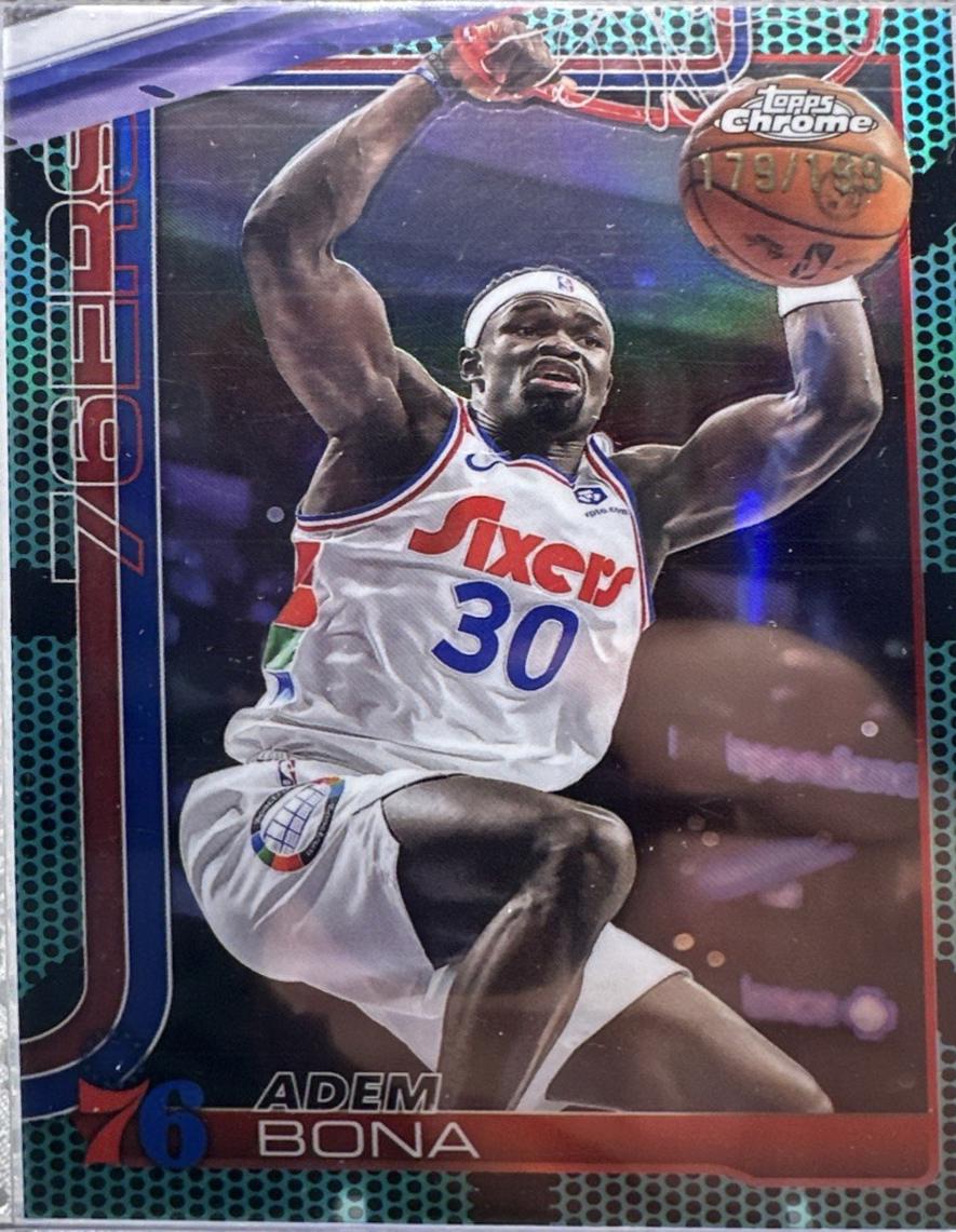 Adem Bona [Aqua Basketball Refractor] #183