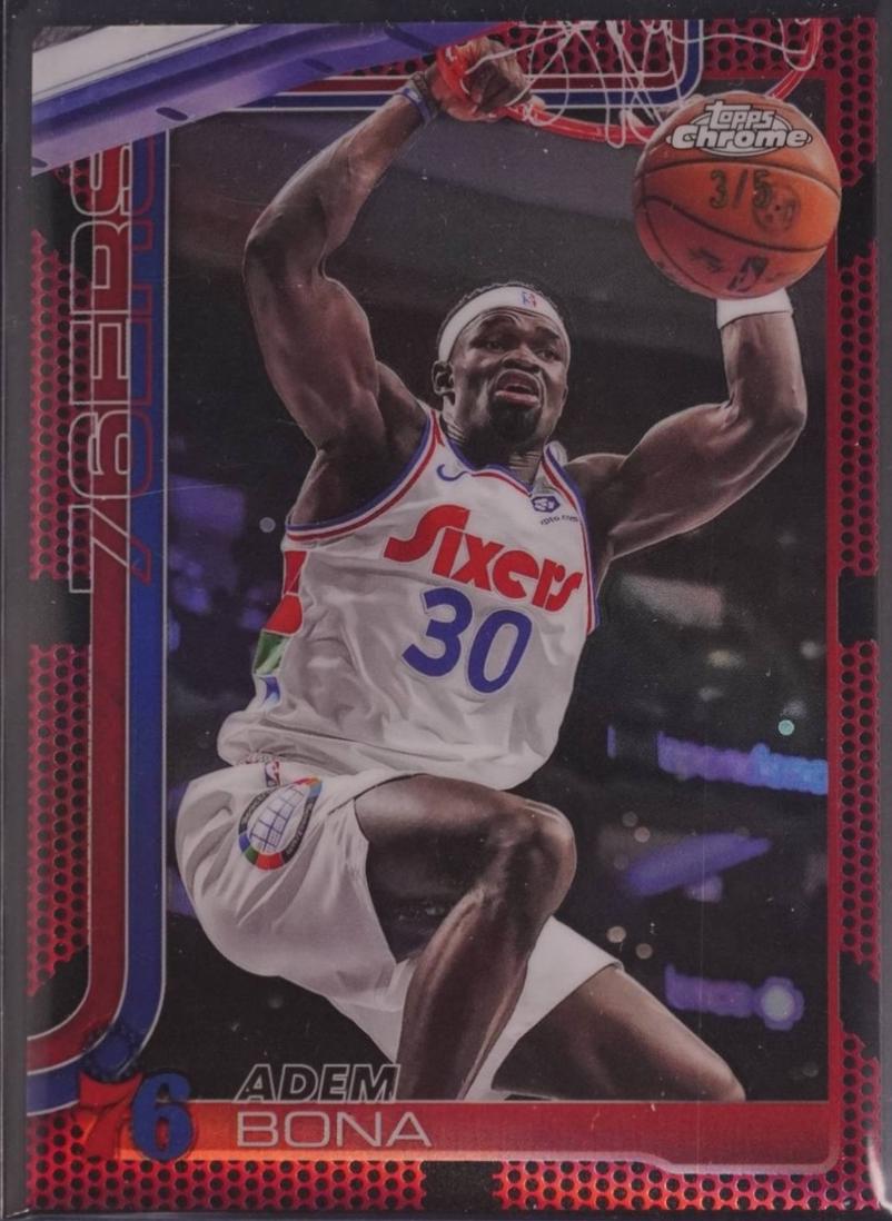 Adem Bona [Red Basketball Refractor] #183