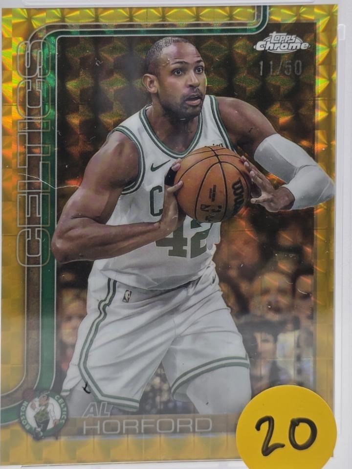 Al Horford [Gold Geometric Refractor] #99