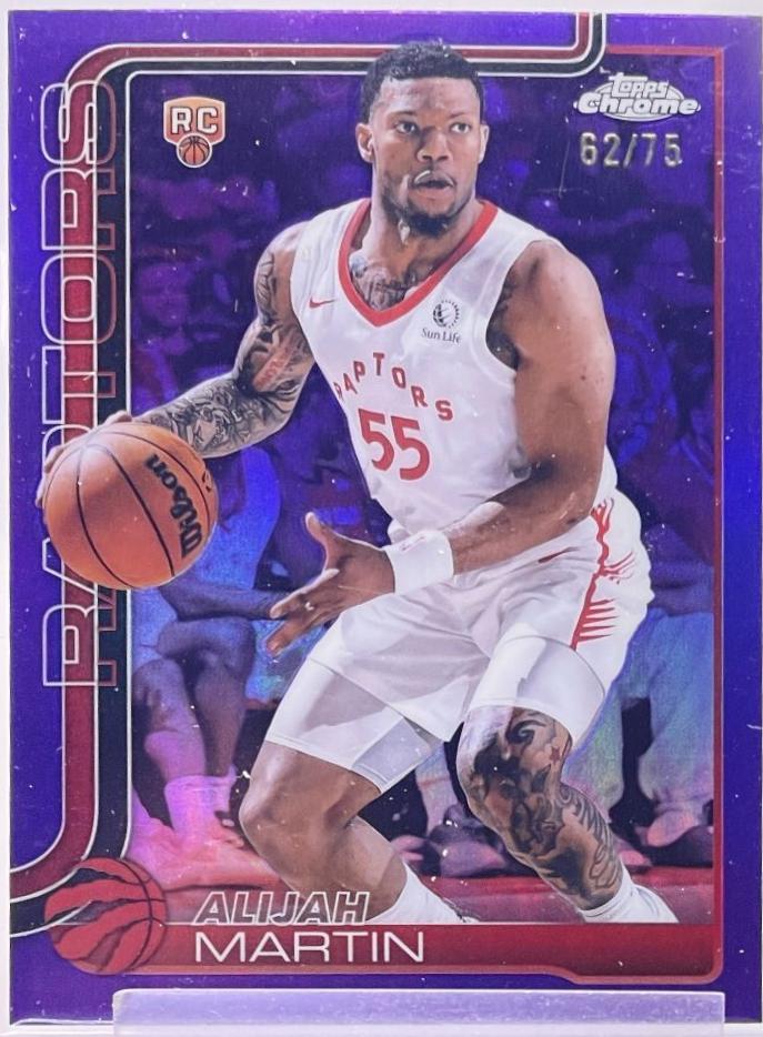 Alijah Martin [Purple Basketball Refractor] #290