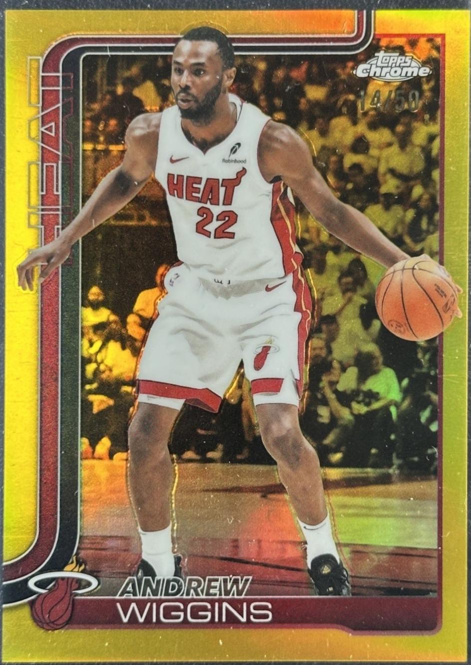Andrew Wiggins [Gold Refractor] #180