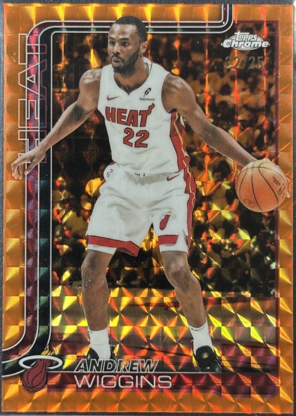 Andrew Wiggins [Orange Geometric Refractor] #180