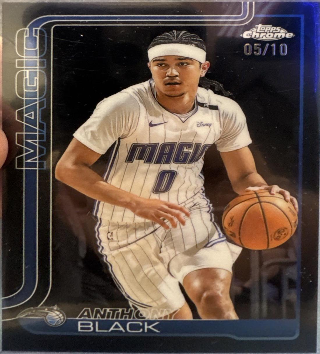 Anthony Black [Black Basketball Refractor] #103