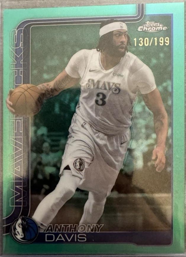 Anthony Davis [Aqua Refractor] #96