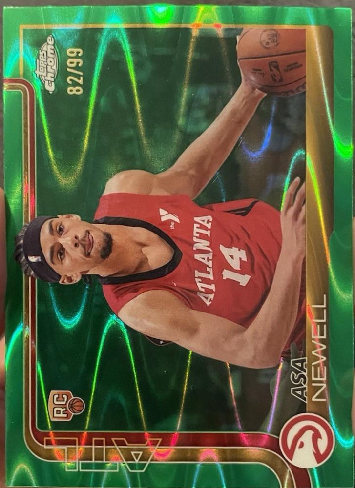 Asa Newell [Green Wave Refractor] #273