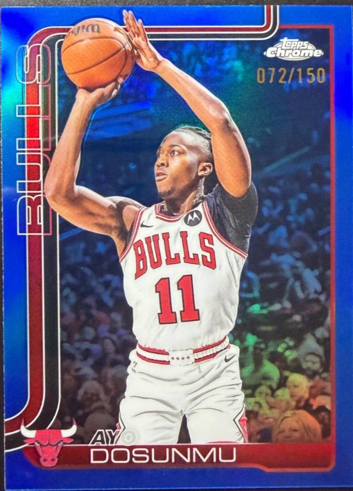 Ayo Dosunmu [Blue Refractor] #95