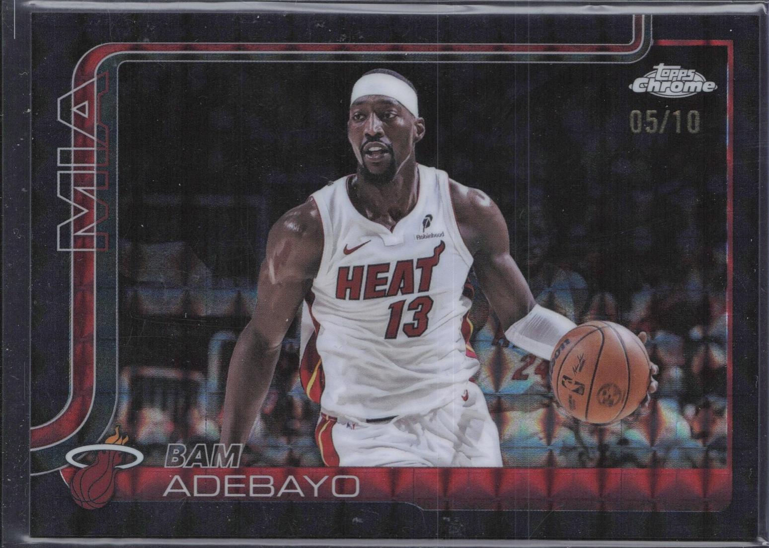 Bam Adebayo [Black Geometric Refractor] #138
