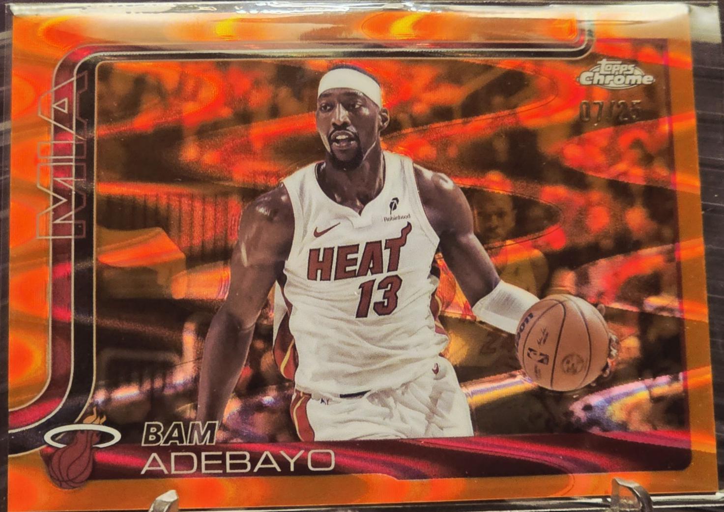 Bam Adebayo [Orange Basketball Refractor] #138