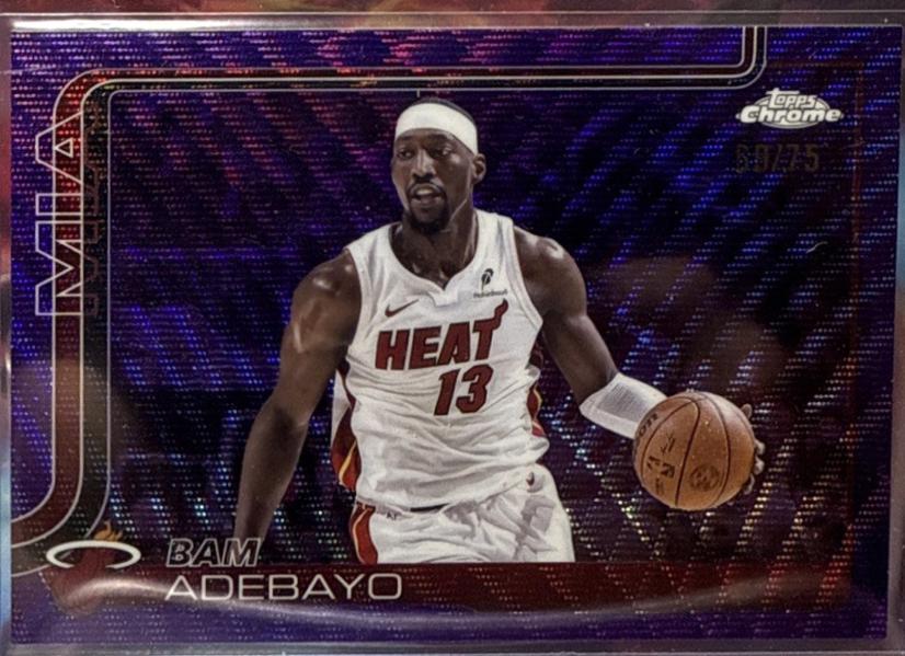 Bam Adebayo [Purple Basketball Refractor] #138