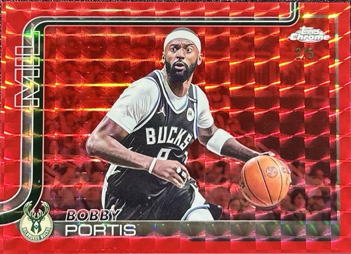 Bobby Portis [Red Geometric Refractor] #124