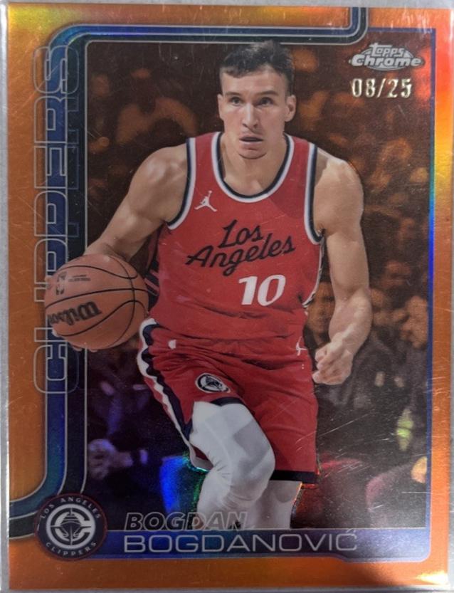 Bogdan Bogdanovic [Orange Basketball Refractor] #92
