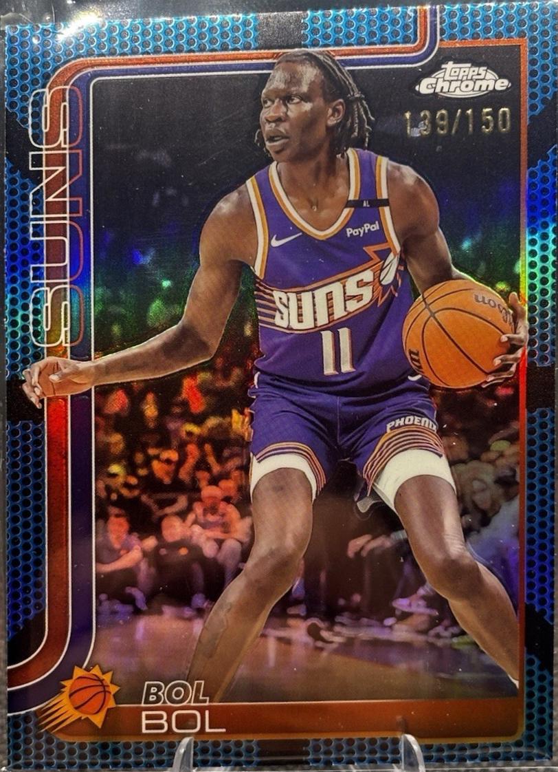 Bol Bol [Blue Basketball Refractor] #164