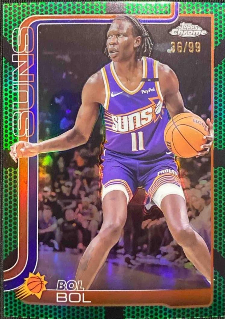 Bol Bol [Green Basketball Refractor] #164