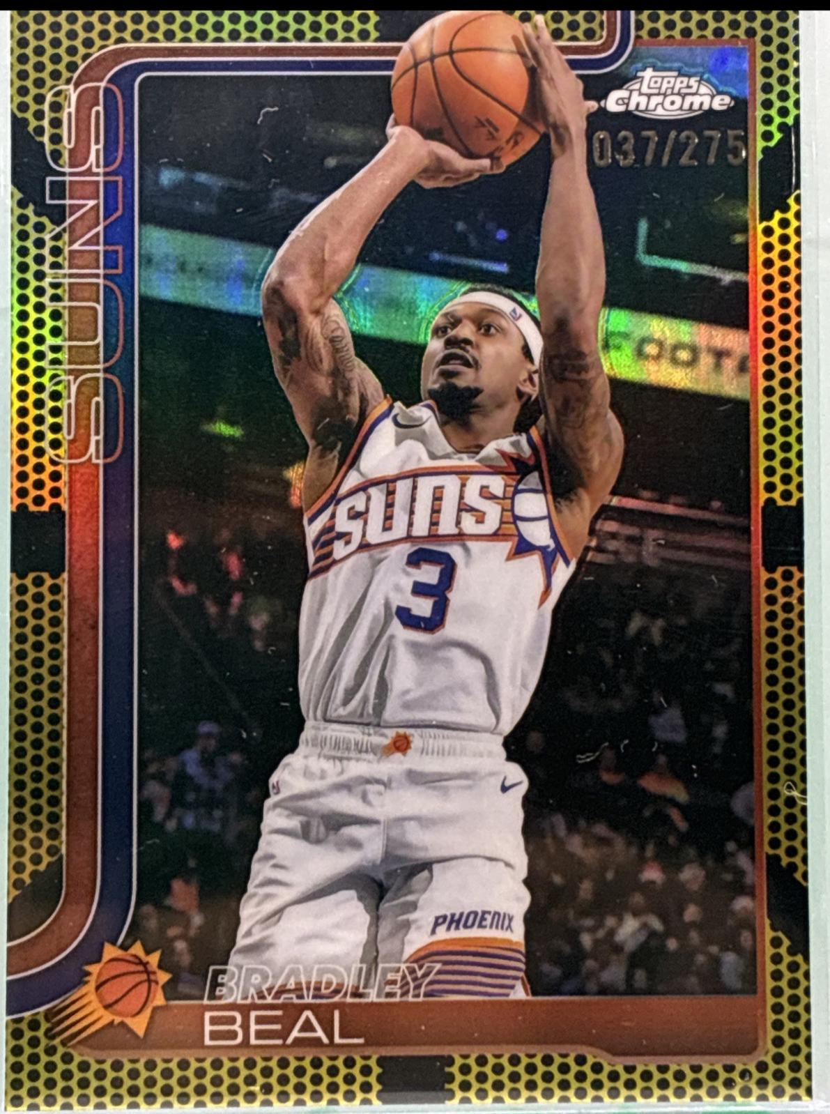 Bradley Beal [Yellow Basketball Refractor] #194