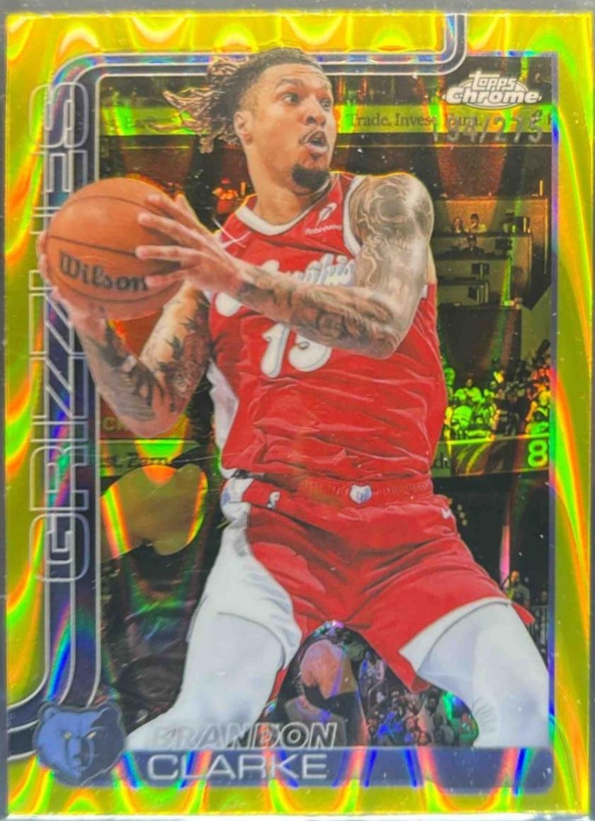 Brandon Clarke [RayWave Yellow Refractor] #133