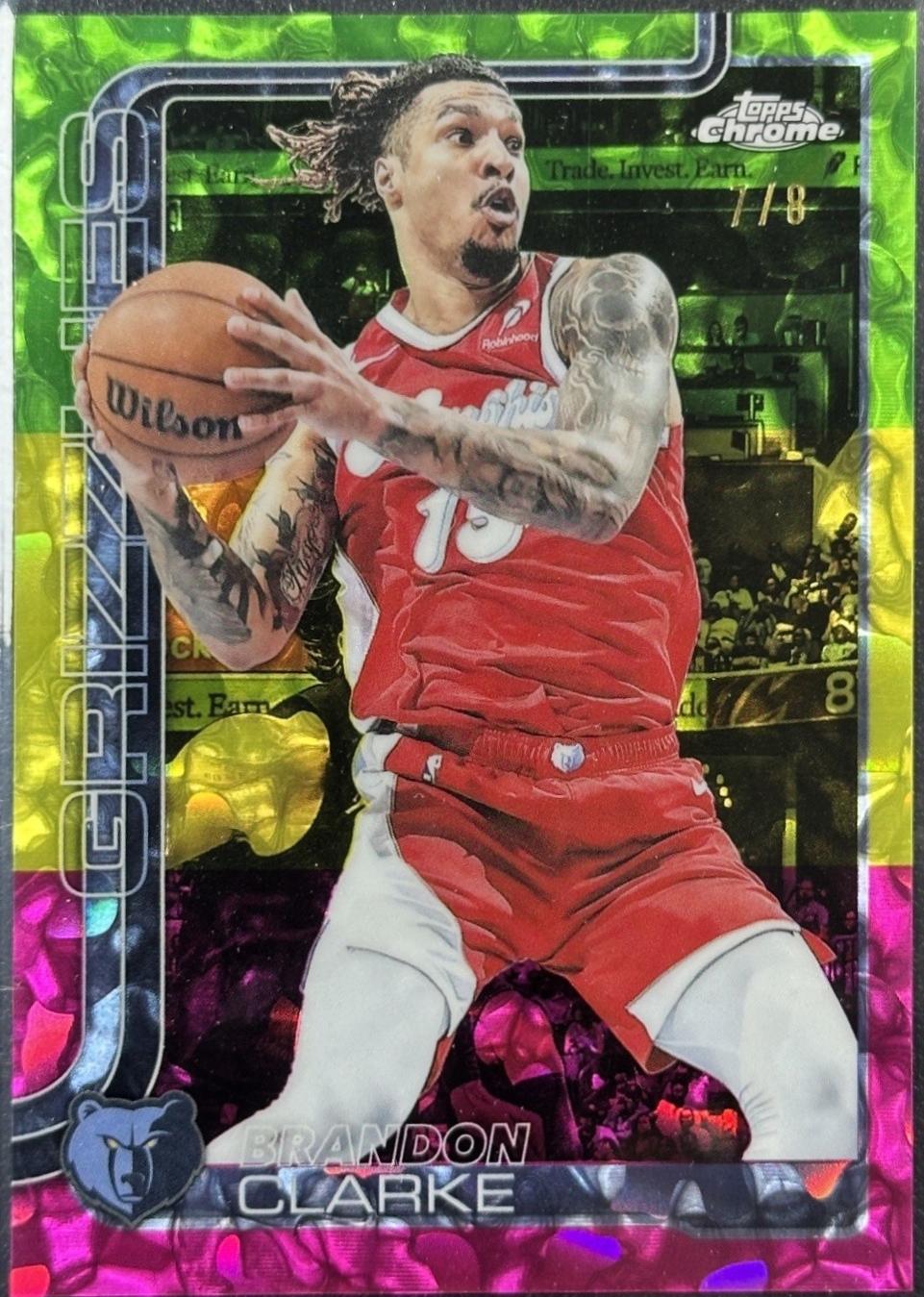 Brandon Clarke [Tri-Color Refractor] #133