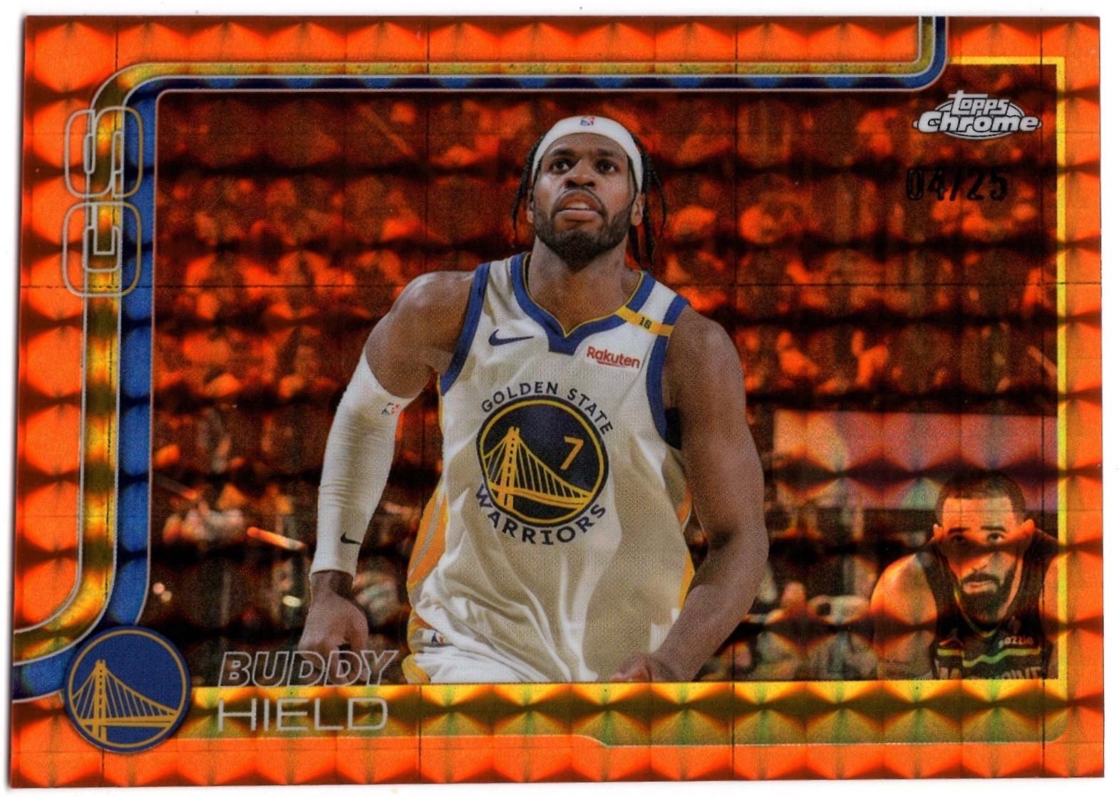 Buddy Hield [Orange Geometric Refractor] #215