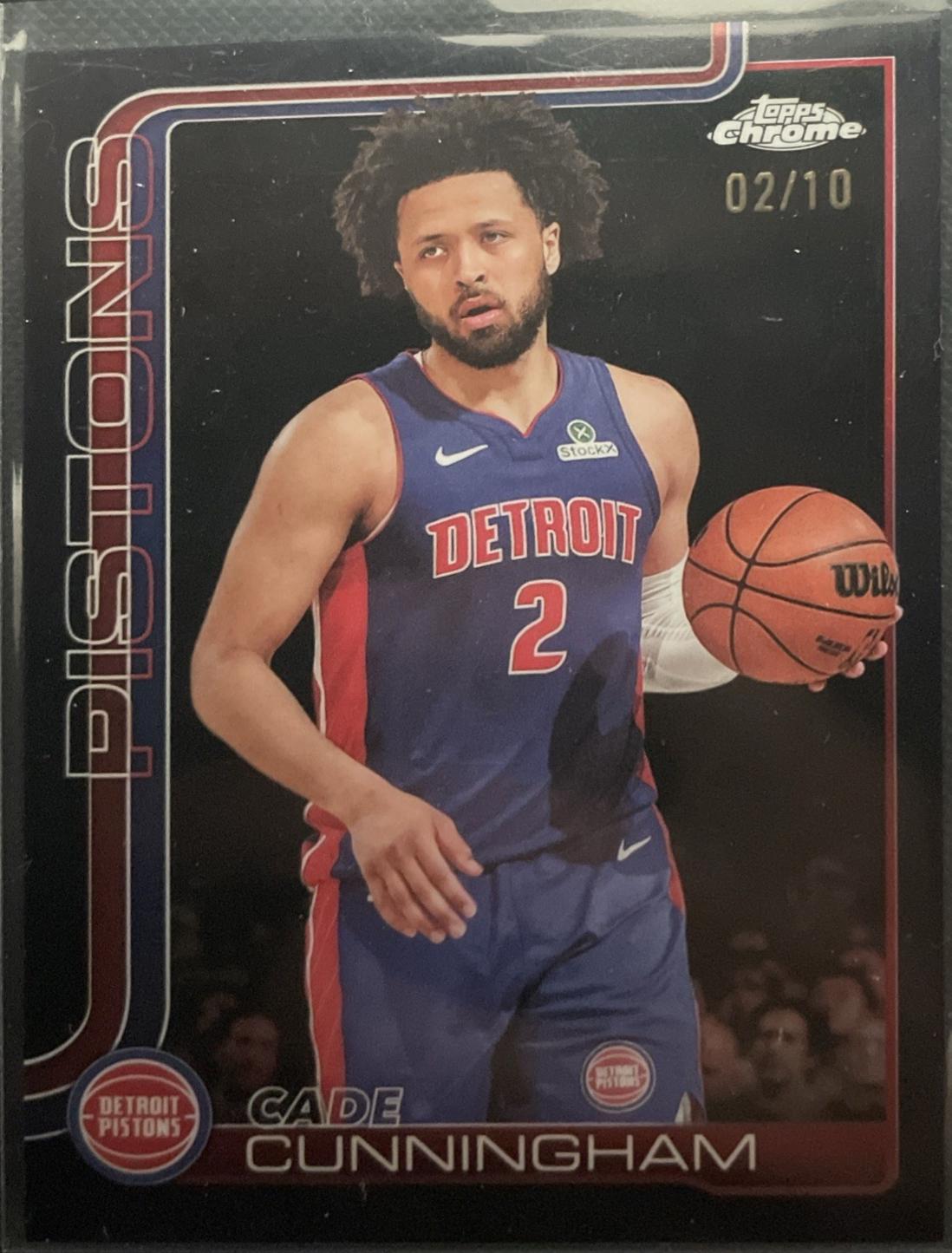 Cade Cunningham [Black Basketball Refractor] #88