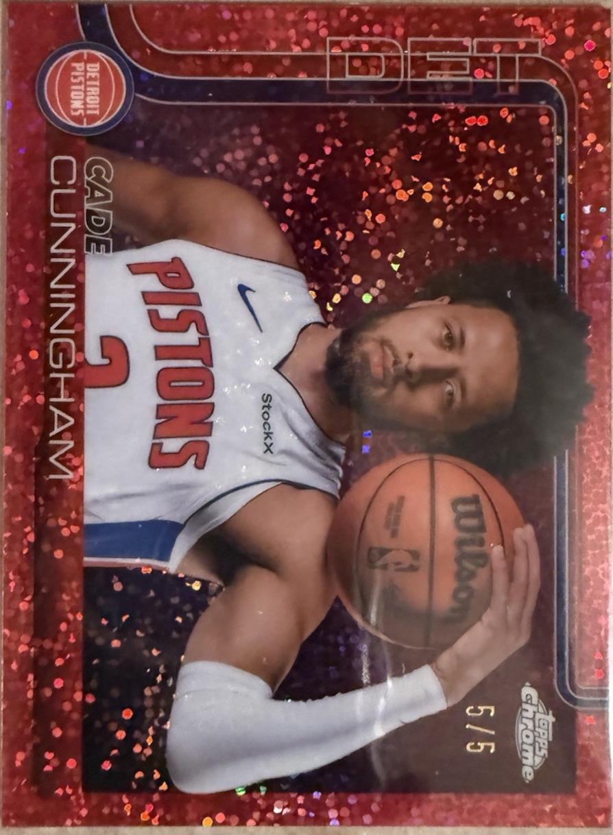 Cade Cunningham [Red Refractor] #88