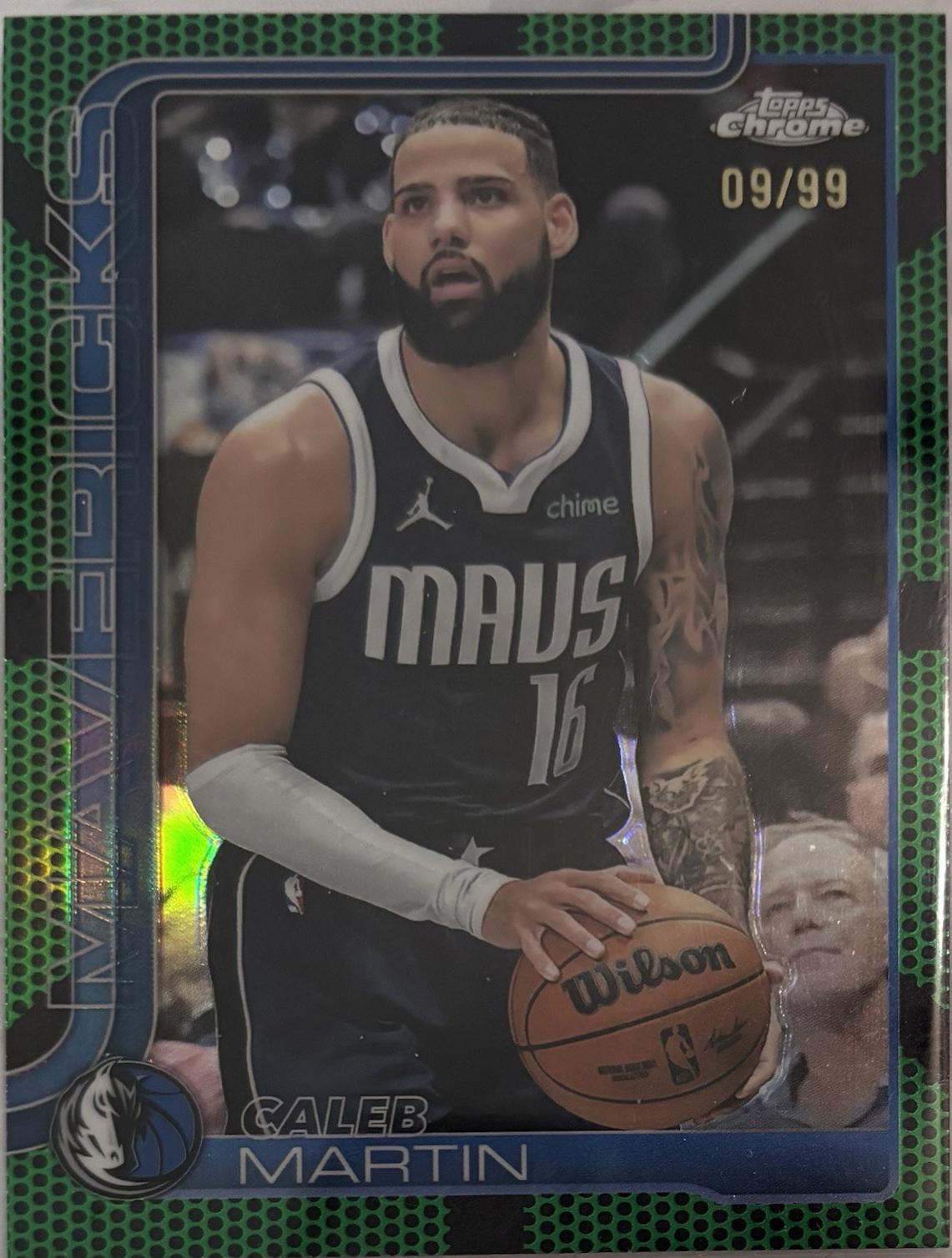 Caleb Martin [Green Basketball Refractor] #87
