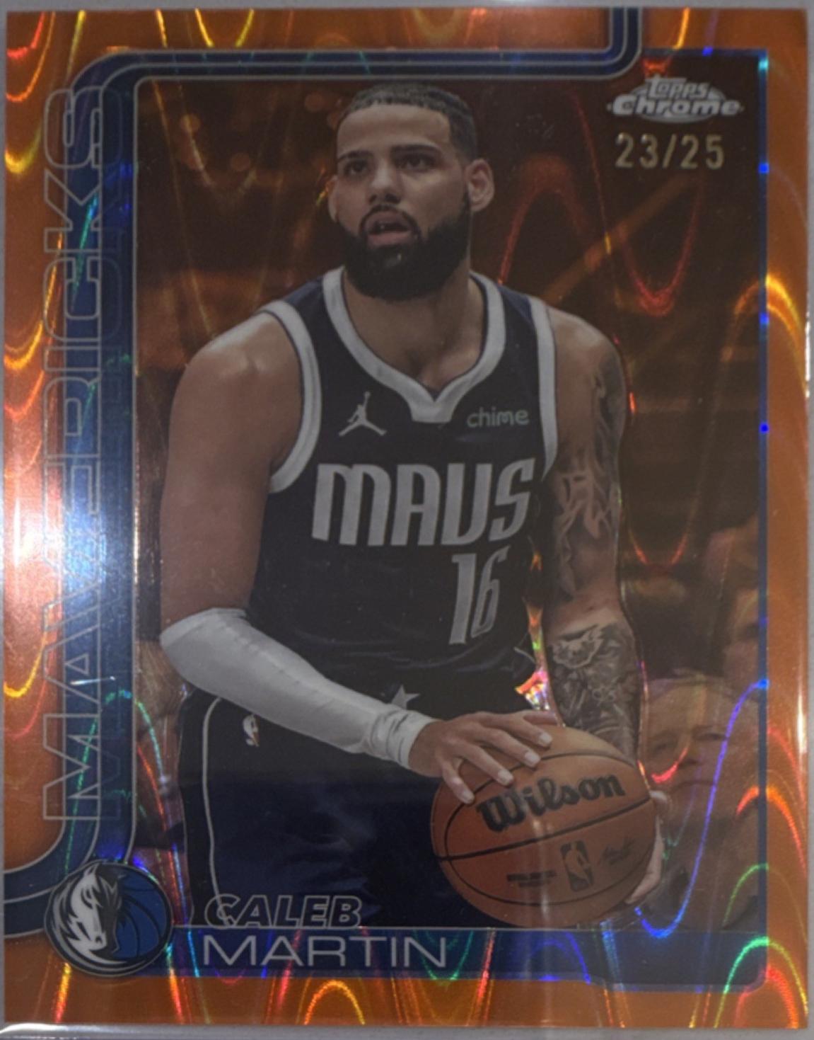 Caleb Martin [Orange Wave Refractor] #87