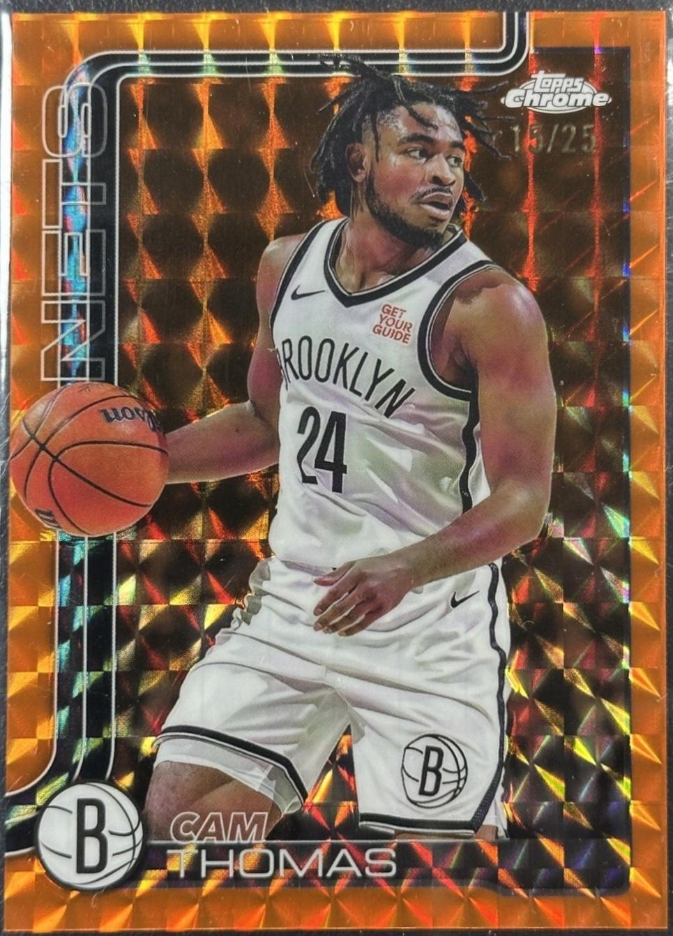 Cam Thomas [Orange Geometric Refractor] #85