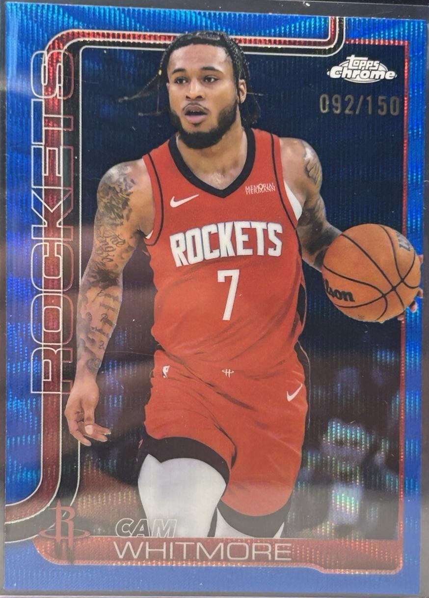 Cam Whitmore [Blue Basketball Refractor] #86