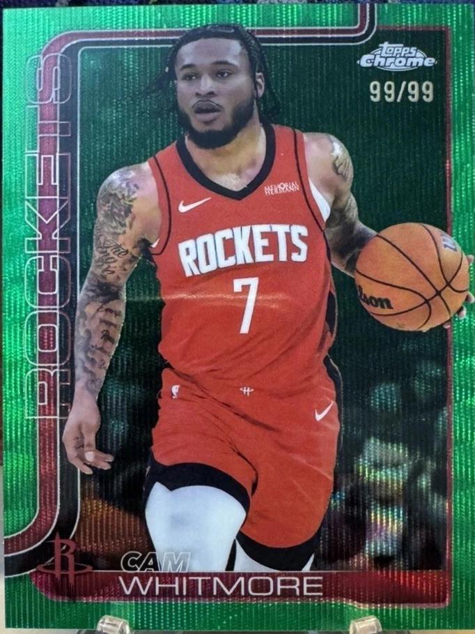 Cam Whitmore [Green Wave Refractor] #86