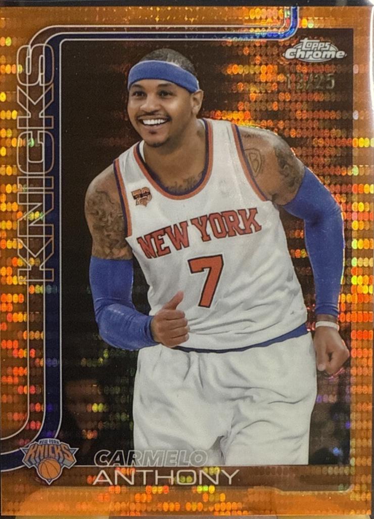 Carmelo Anthony [Orange Refractor] #248
