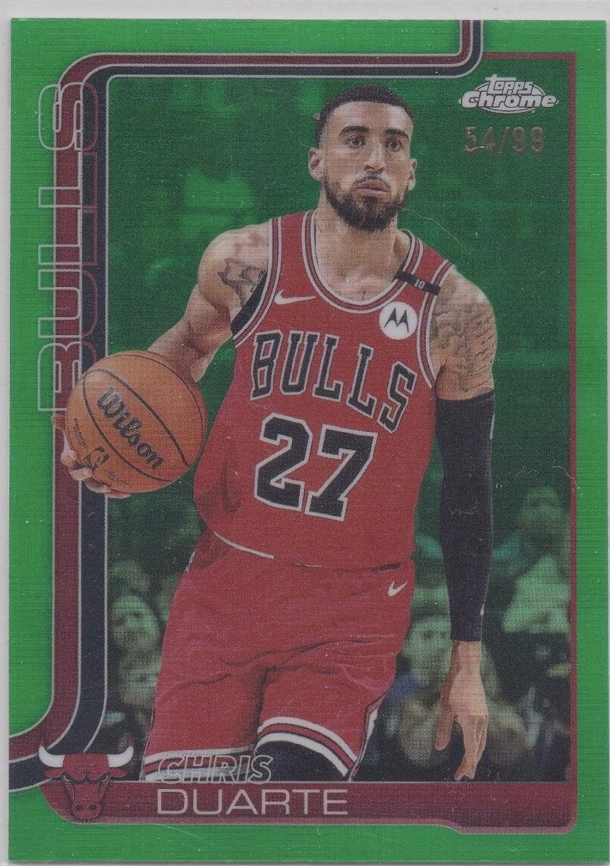 Chris Duarte [Green Basketball Refractor] #83