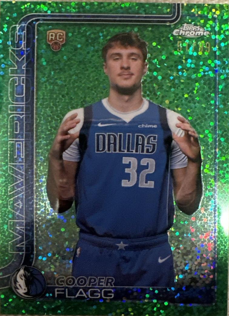 Cooper Flagg [Green Refractor] #251