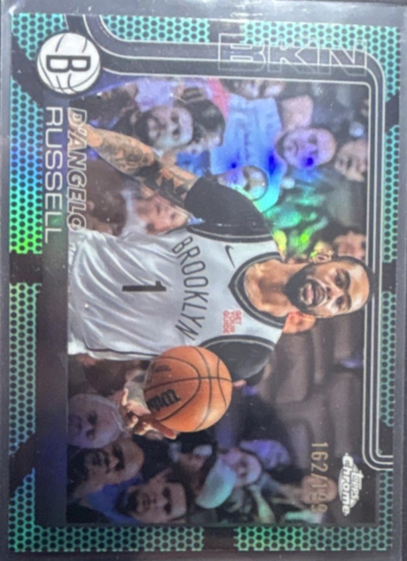 D'Angelo Russell [Aqua Basketball Refractor] #79