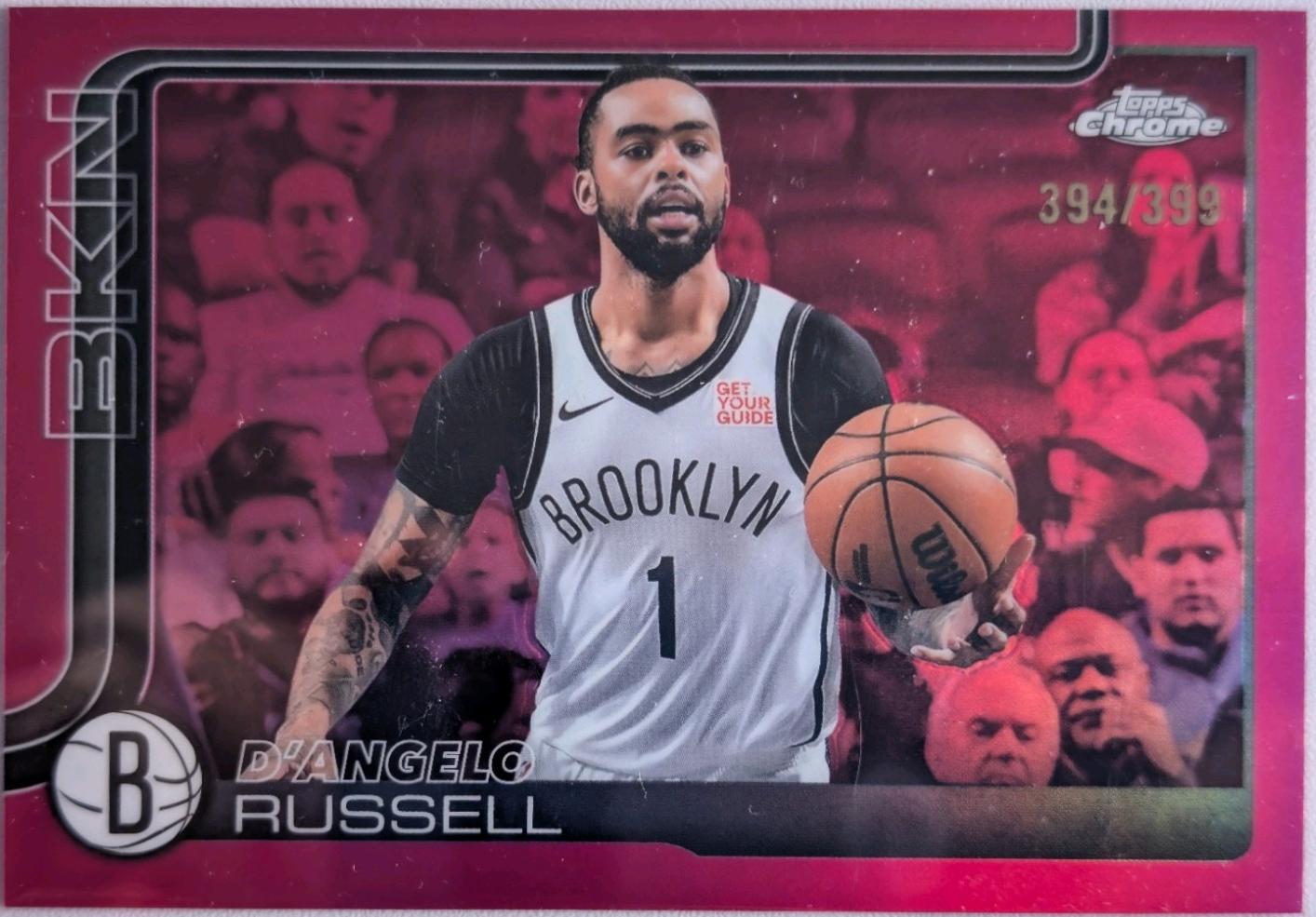 D'Angelo Russell [Magenta Refractor] #79