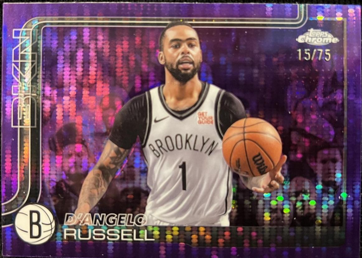 D'Angelo Russell [Pulsar Purple Refractor] #79