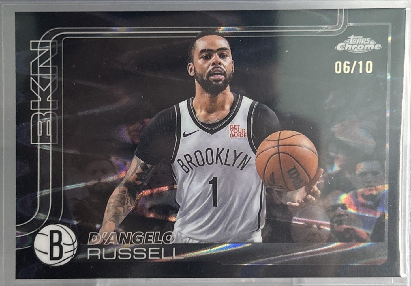 D'Angelo Russell [RayWave Black Refractor] #79