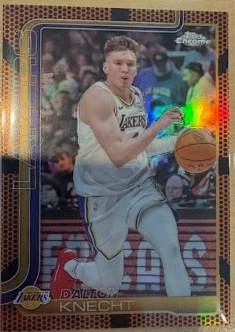Dalton Knecht [Orange Basketball Refractor] #130