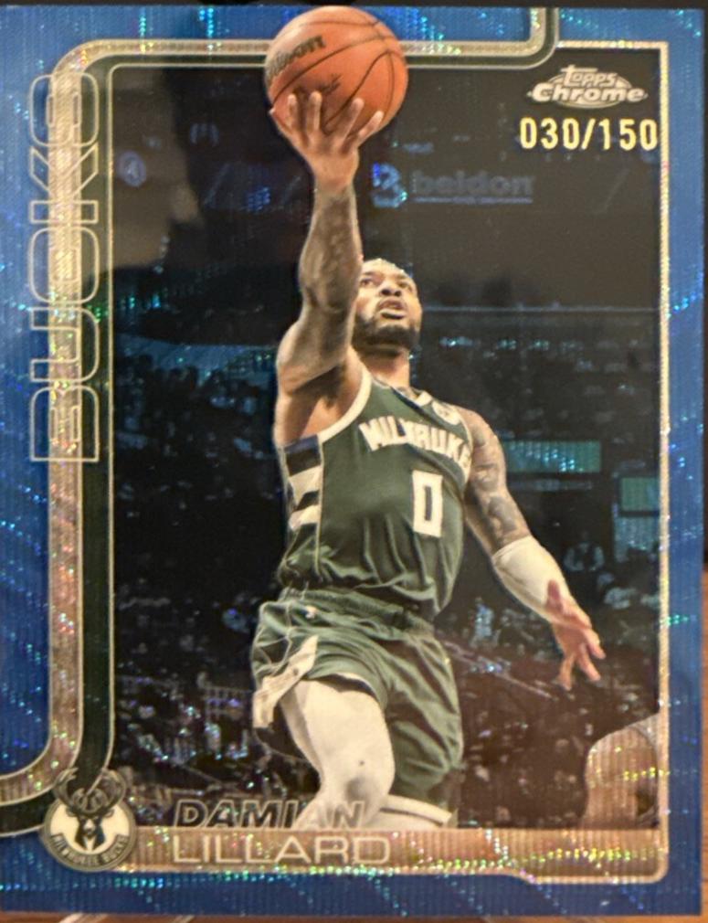 Damian Lillard [RayWave Blue Refractor] #153