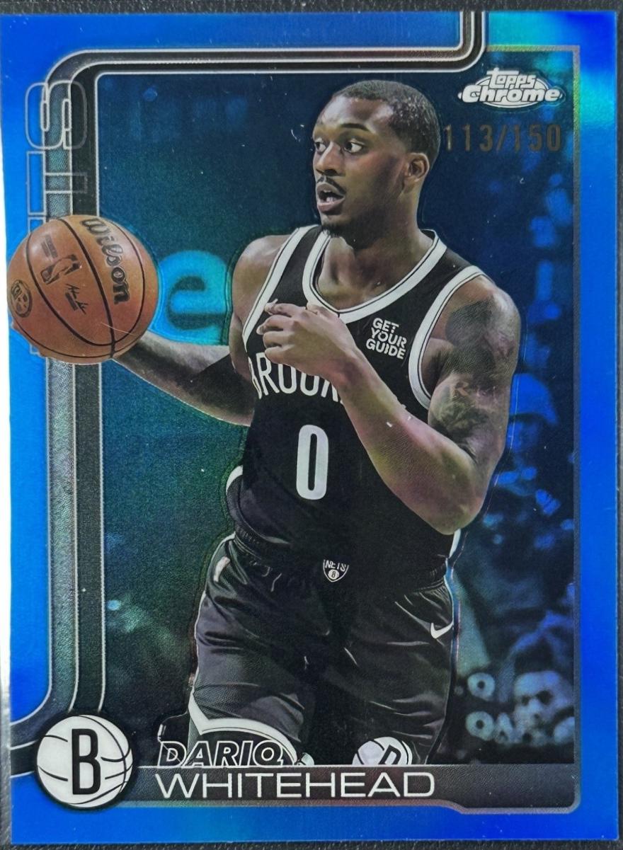 Dariq Whitehead [Blue Refractor] #91