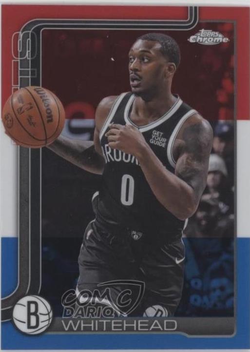 Dariq Whitehead [Red White Blue Refractor] #91
