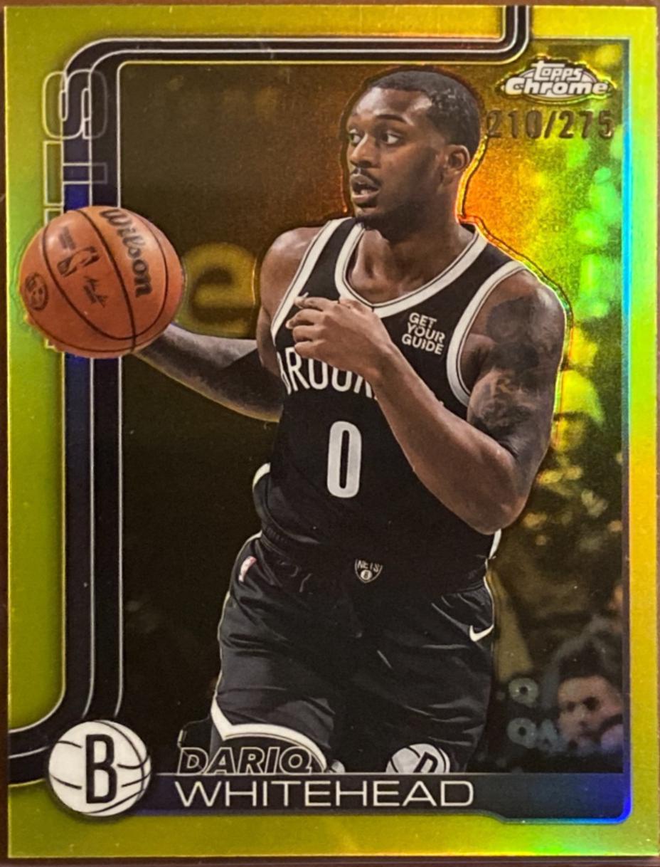Dariq Whitehead [Yellow Refractor] #91