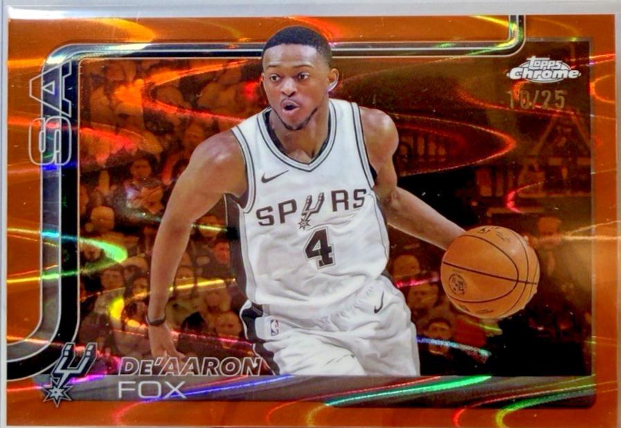 De'Aaron Fox [RayWave Orange Refractor] #233
